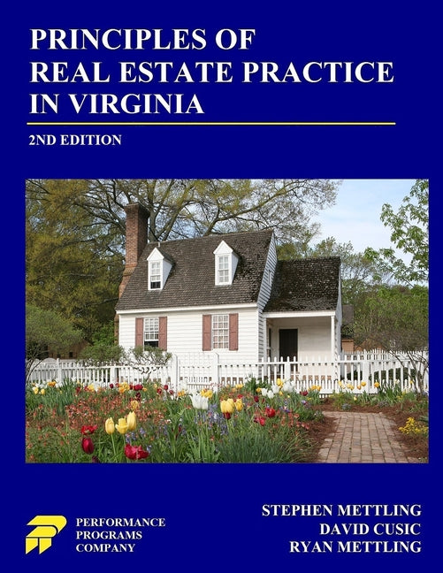 Book cover for Principles of Real Estate Practice in Virginia: Second Edition