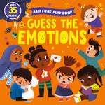 Book cover for Guess the Emotions: A Lift-The-Flap Book with 35 Flaps!