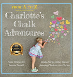 Book cover for From A to Z, Charlotte's Chalk Adventures