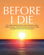 Book cover for Before I Die