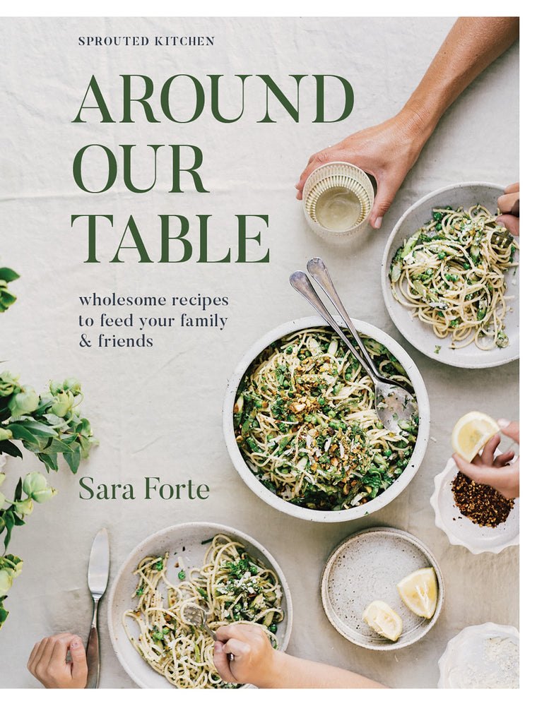 Book cover for Around Our Table: Wholesome Recipes to Feed Your Family and Friends
