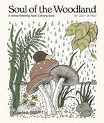 Book cover for Soul of the Woodland: A Stress Relieving Adult Coloring Book