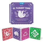 Book cover for El Tummy Time: A High-Contrast Board Book Featuring Animals from Latin America