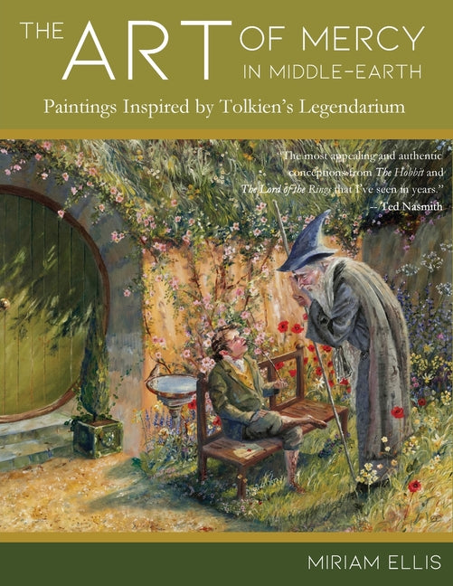 Book cover for Art of Mercy in Middle-earth: Paintings Inspired by Tolkien's Legendarium