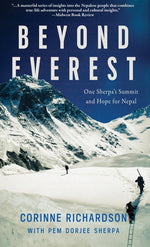 Book cover for Beyond Everest: One Sherpa's Summit and Hope for Nepal