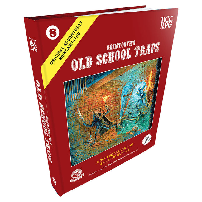 Book cover for DCC Rpg: Original Adventures Reincarnated #8 Grimtooth's Old School Traps
