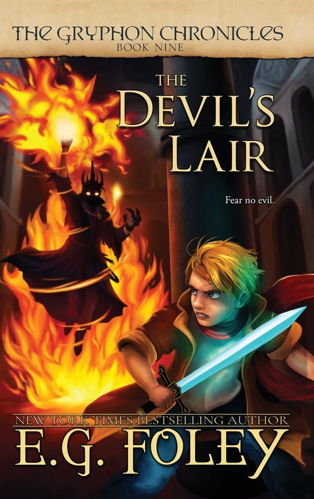 Book cover for The Devil's Lair (The Gryphon Chronicles, Book 9)
