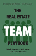 Book cover for The Real Estate Team Playbook: Work Smarter. Profit More. Get Your Life Back.