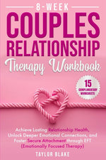 Book cover for 8-Week Couples Relationship Therapy Workbook