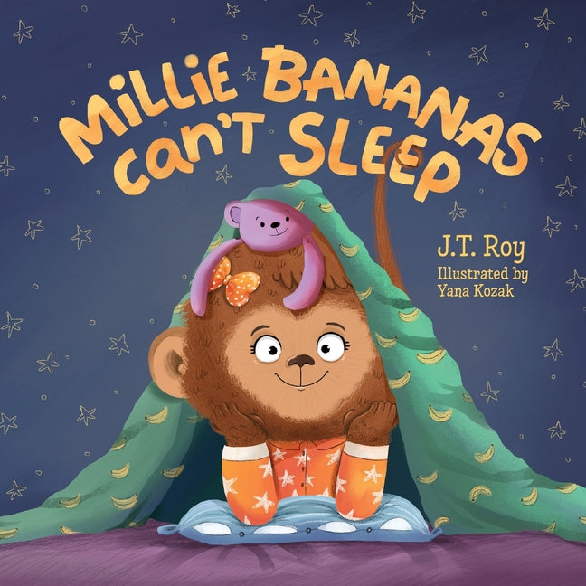 Book cover for Millie Bananas Can't Sleep