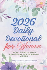 Book cover for 2026 Daily Devotional for Women: 1 Year, 5-Minute Daily Devotional for Christian Women