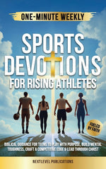Book cover for One-Minute Weekly Sports Devotions for Rising Athletes