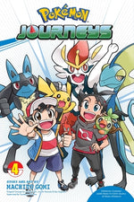 Book cover for Pokémon Journeys, Vol. 4