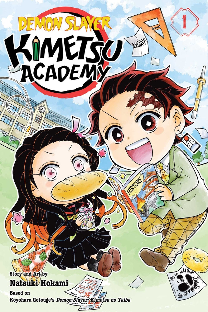 Book cover for Demon Slayer: Kimetsu Academy, Vol. 1