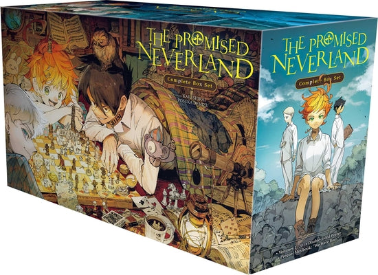 Book cover for The Promised Neverland Complete Box Set: Includes Volumes 1-20 with Premium