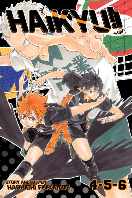 Book cover for Haikyu!! (3-In-1 Edition), Vol. 2: Includes Vols. 4, 5 & 6