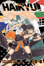 Book cover for Haikyu!! (3-In-1 Edition), Vol. 2: Includes Vols. 4, 5 & 6