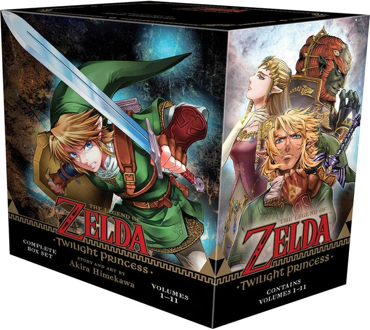 Book cover for Legend of Zelda: Twilight Princess Complete Box Set: Includes Volumes 1-11 with Premium