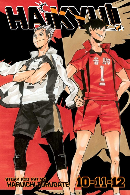 Book cover for Haikyu!! (3-In-1 Edition), Vol. 4: Includes Vols. 10, 11 & 12