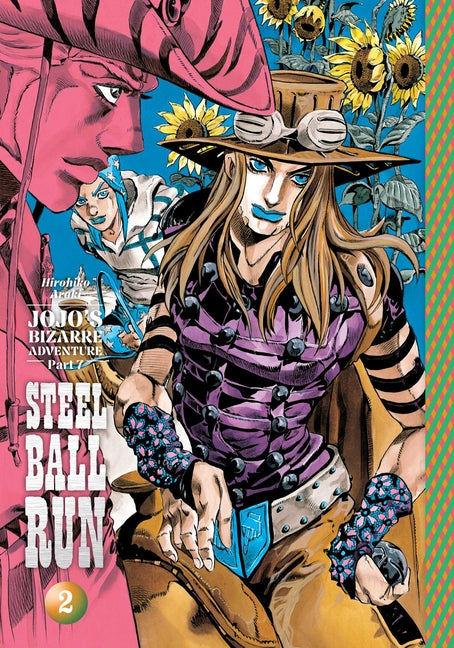 Book cover for Jojo's Bizarre Adventure: Part 7--Steel Ball Run, Vol. 2