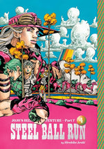 Book cover for Jojo's Bizarre Adventure: Part 7--Steel Ball Run, Vol. 4
