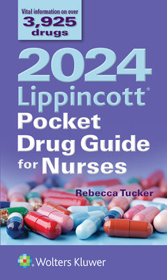 Book cover for 2024 Lippincott Pocket Drug Guide for Nurses