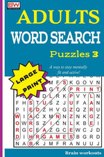 Book cover for ADULTS WORD SEARCH Puzzles 3