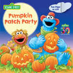 Book cover for Pumpkin Patch Party (Sesame Street): A Lift-The-Flap Board Book