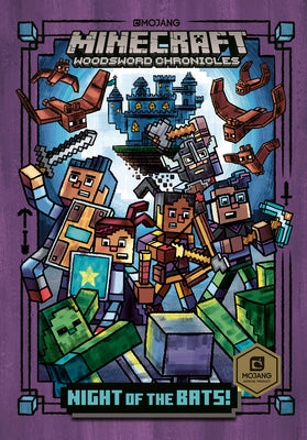 Book cover for Night of the Bats! (Minecraft Woodsword Chronicles #2)