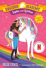 Book cover for Unicorn Academy #1: Sophia and Rainbow