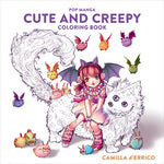 Book cover for Pop Manga Cute and Creepy Coloring Book