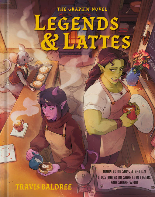 Book cover for Legends & Lattes: The Graphic Novel