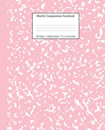 Book cover for Marble Composition Notebook College Ruled: Pink Marble Notebooks, School Supplies, Notebooks for School