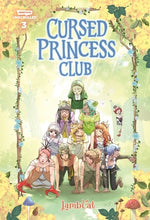 Book cover for Cursed Princess Club Volume Three: A Webtoon Unscrolled Graphic Novel