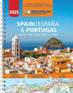 Book cover for Michelin Spain & Portugal Road Atlas 2025 (Twenty Third)