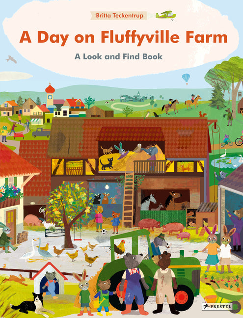 Book cover for Day on Fluffyville Farm: A Look and Find Book