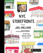 Book cover for NYC Storefronts: Illustrations of the Big Apple's Best-Loved Spots