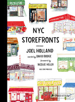Book cover for NYC Storefronts: Illustrations of the Big Apple's Best-Loved Spots (Compact Edition)