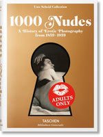 Book cover for 1000 Nudes. a History of Erotic Photography from 1839-1939