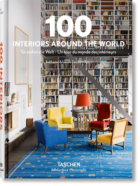 Book cover for 100 Interiors Around the World