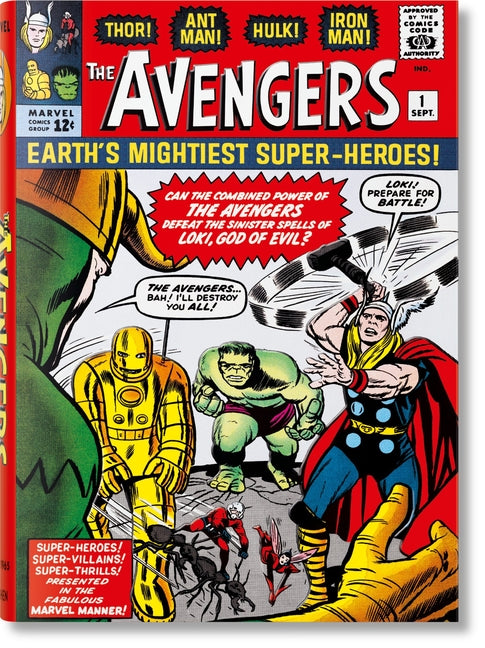 Book cover for Marvel Comics Library. Avengers. 1963-1965