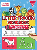 Book cover for Letter Tracing Workbook For Preschoolers And Toddlers: A Fun ABC Practice Workbook To Learn The Alphabet For Preschoolers And Kindergarten Kids! Lots