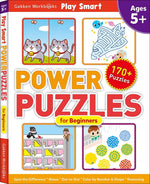 Book cover for Play Smart Power Puzzles for Beginners: Ages 5+