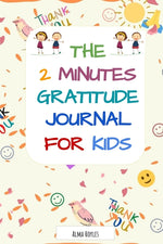 Book cover for The 2 Minutes Gratitude Journal for kids