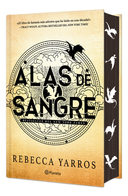 Book cover for Alas de Sangre. Edición Especial Con Cantos Decorados / Fourth Wing. Special Edition with Sprayed Edges