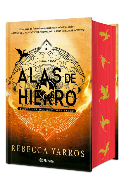 Book cover for Alas de Hierro. Edición Especial Con Cantos Decorados / Iron Flame. Special Edition with Sprayed Edges
