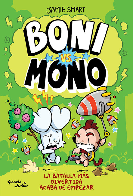 Book cover for Boni vs. Mono (Cómic) / Bunny Vs Monkey (Comic Book)