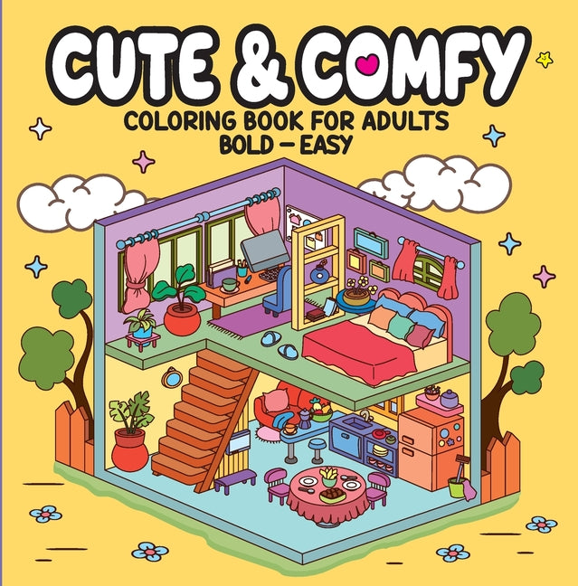 Book cover for Cute & Comfy - Coloring Book for Adults