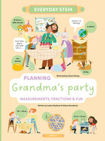 Book cover for Planning Grandma's Party: Measurements, Fractions, and Fun