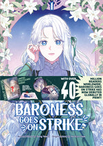 Book cover for Baroness Goes on Strike Volume 1: Limited Edition with Pop-Up Card & Photocard of Cassia. (A Full-Color Webcomic That Captivated Millions Online, Now